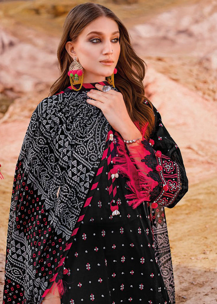 Chunri By Gul Ahmed Embroidered Lawn Suits Unstitched 3 Piece GA24C CL-42005 - Summer Collection