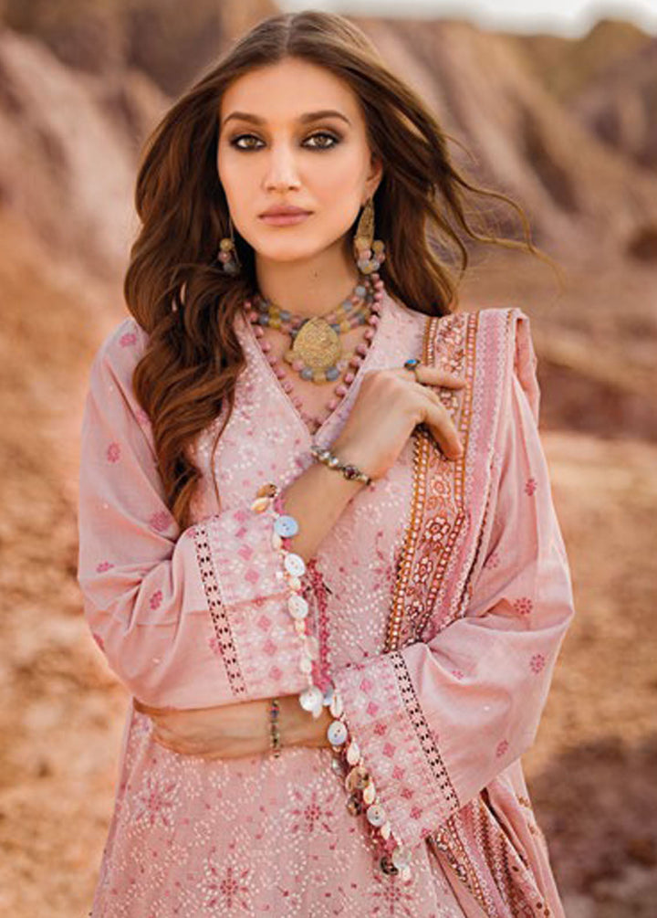 Chunri By Gul Ahmed Embroidered Lawn Suits Unstitched 3 Piece GA24C CL-42197 - Summer Collection