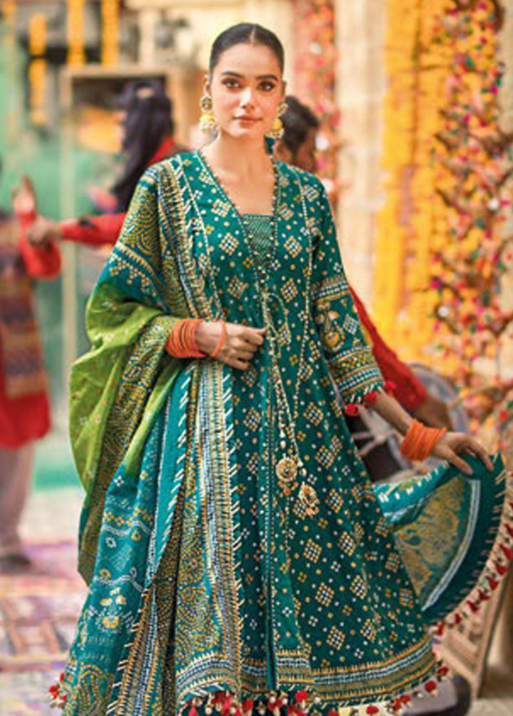 Chunri By Gul Ahmed Printed Lawn Suits Unstitched 3 Piece GA24C CL-42004B - Summer Collection