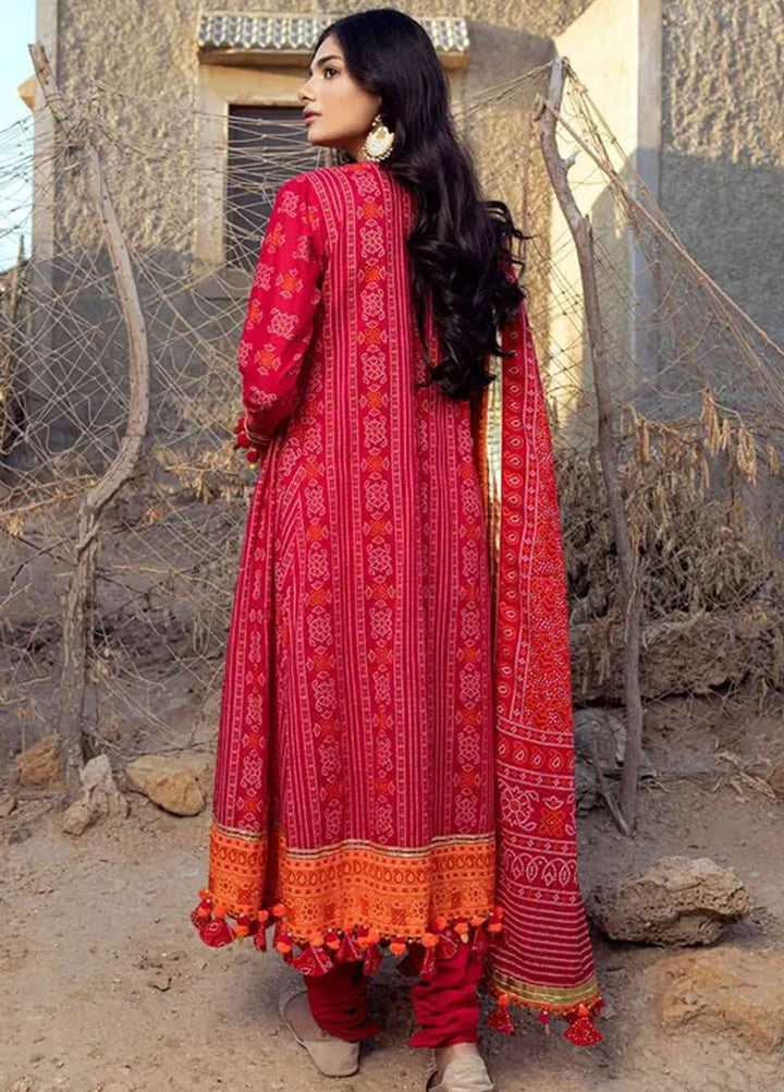 Chunri By Gul Ahmed Printed Lawn Suits Unstitched 3 Piece GA24C CL-42009 A - Summer Collection