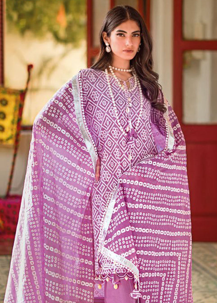 Chunri By Gul Ahmed Printed Lawn Suits Unstitched 3 Piece GA24C CL-42010B - Summer Collection