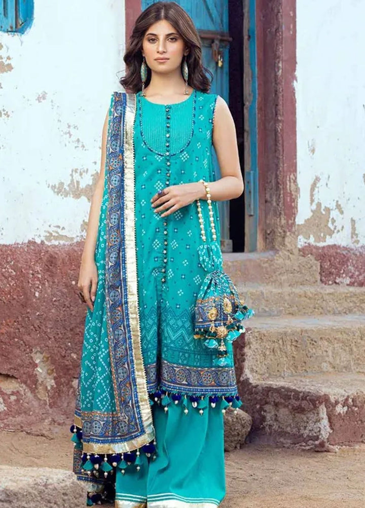 Chunri By Gul Ahmed Printed Lawn Suits Unstitched 3 Piece GA24C CL-42013 A - Summer Collection