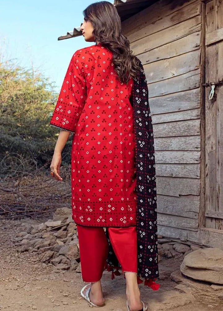 Chunri By Gul Ahmed Printed Lawn Suits Unstitched 3 Piece GA24C CL-42016 A - Summer Collection