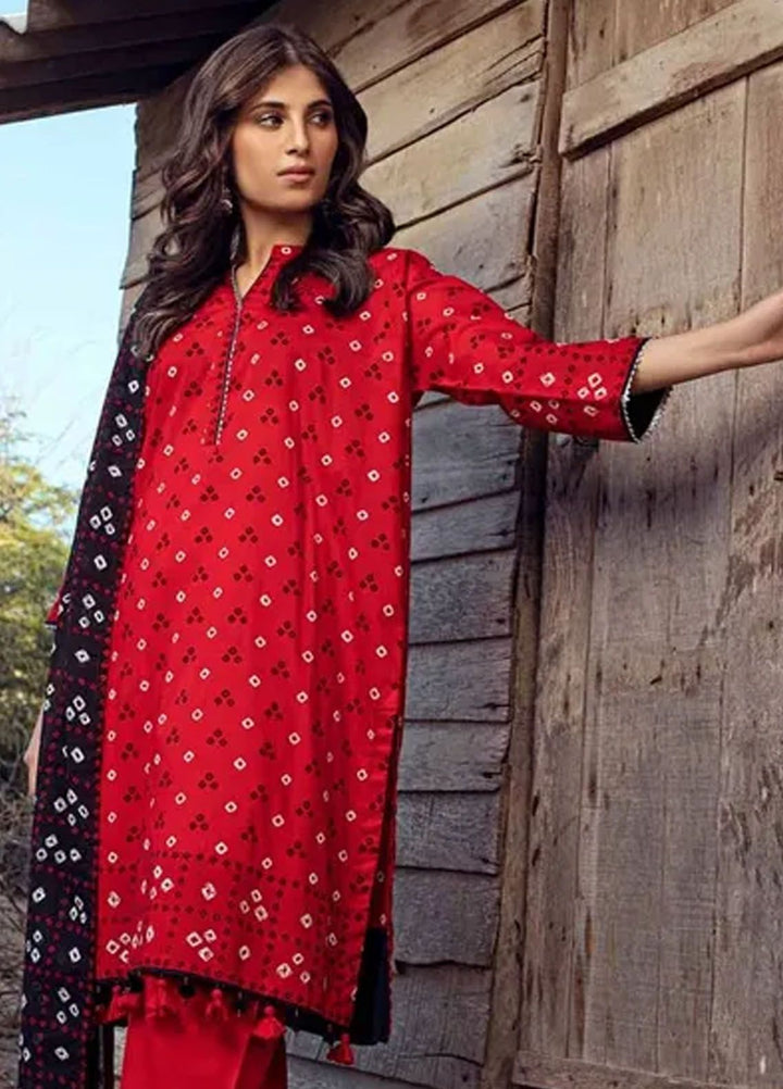 Chunri By Gul Ahmed Printed Lawn Suits Unstitched 3 Piece GA24C CL-42016 A - Summer Collection