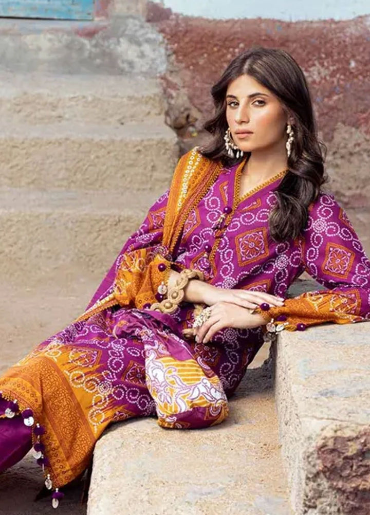 Chunri By Gul Ahmed Printed Lawn Suits Unstitched 3 Piece GA24C CL-42018 A - Summer Collection