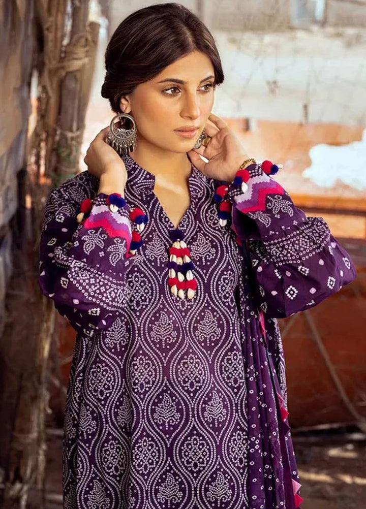 Chunri By Gul Ahmed Printed Lawn Suits Unstitched 3 Piece GA24C CL-42033 A - Summer Collection
