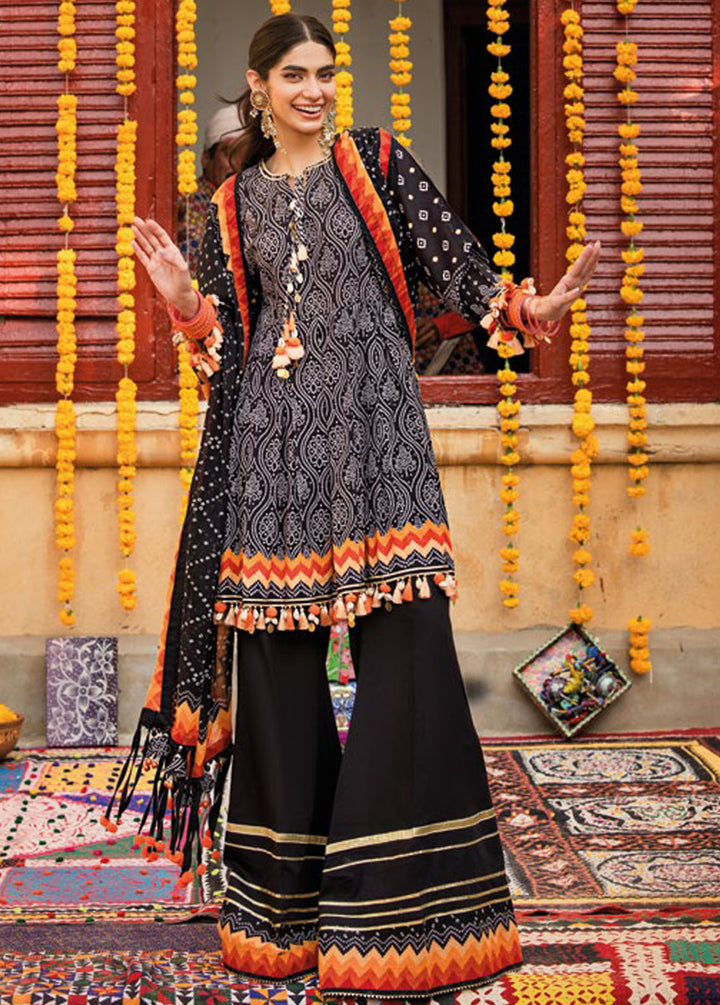 Chunri By Gul Ahmed Printed Lawn Suits Unstitched 3 Piece GA24C CL-42033B - Summer Collection