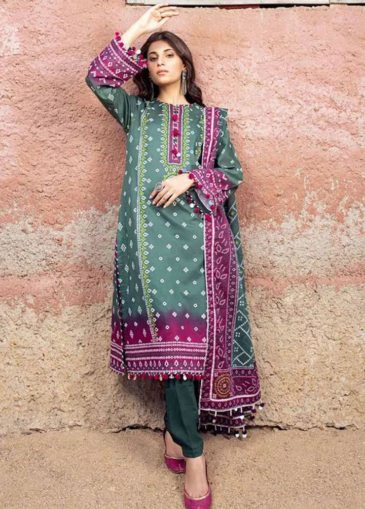 Chunri By Gul Ahmed Printed Lawn Suits Unstitched 3 Piece GA24C CL-42034 A - Summer Collection