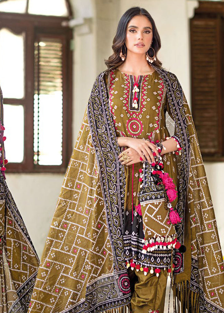 Chunri By Gul Ahmed Printed Lawn Suits Unstitched 3 Piece GA24C CL-42034B - Summer Collection