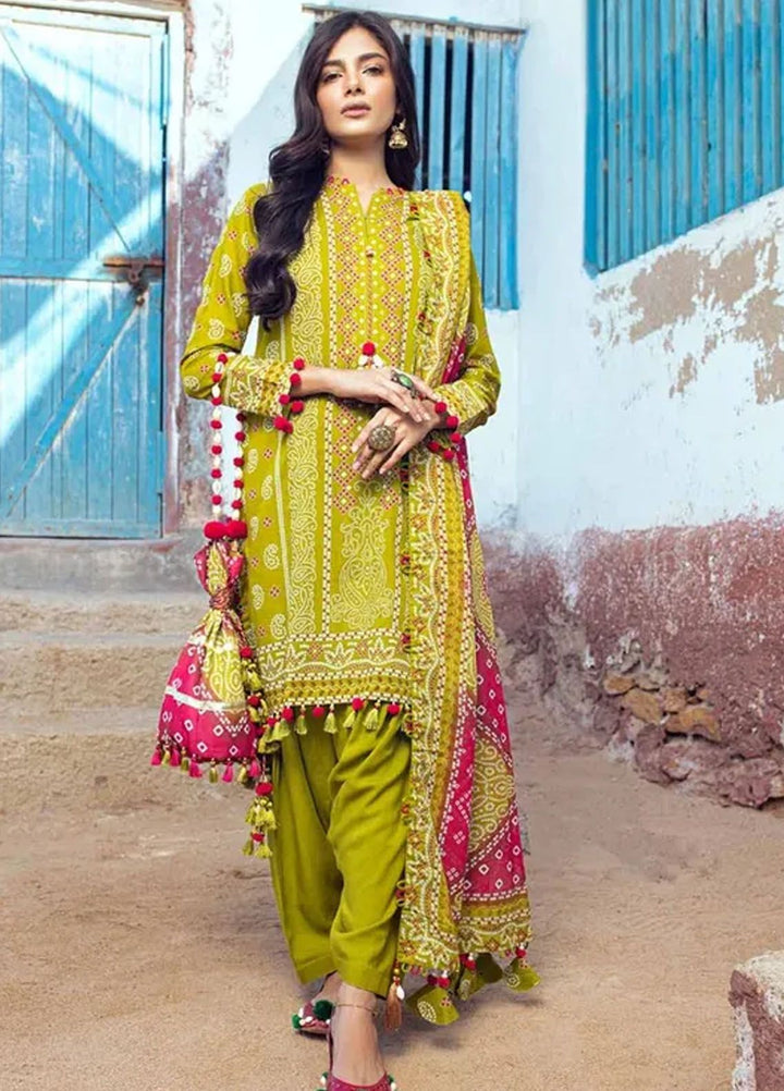 Chunri By Gul Ahmed Printed Lawn Suits Unstitched 3 Piece GA24C CL-42036 A - Summer Collection