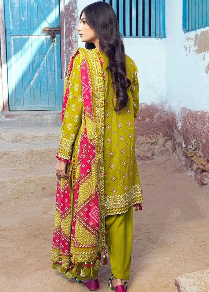 Chunri By Gul Ahmed Printed Lawn Suits Unstitched 3 Piece GA24C CL-42036 A - Summer Collection