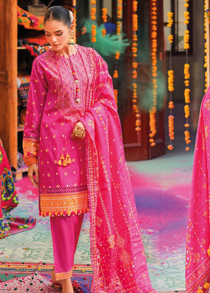 Chunri By Gul Ahmed Printed Lawn Suits Unstitched 3 Piece GA24C CL-42037B - Summer Collection