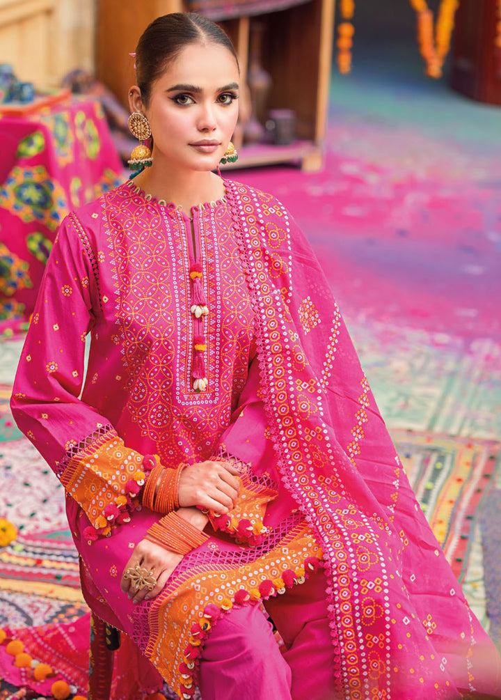 Chunri By Gul Ahmed Printed Lawn Suits Unstitched 3 Piece GA24C CL-42037B - Summer Collection