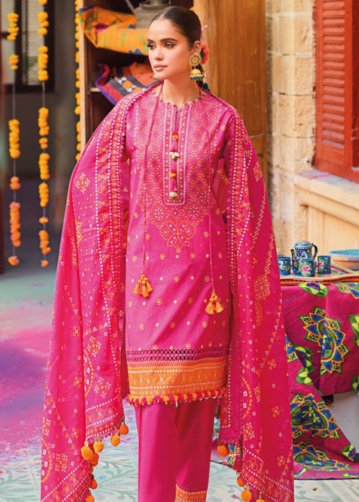 Chunri By Gul Ahmed Printed Lawn Suits Unstitched 3 Piece GA24C CL-42037B - Summer Collection