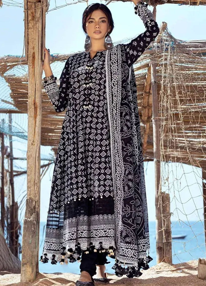 Chunri By Gul Ahmed Printed Lawn Suits Unstitched 3 Piece GA24C CL-42039 A - Summer Collection