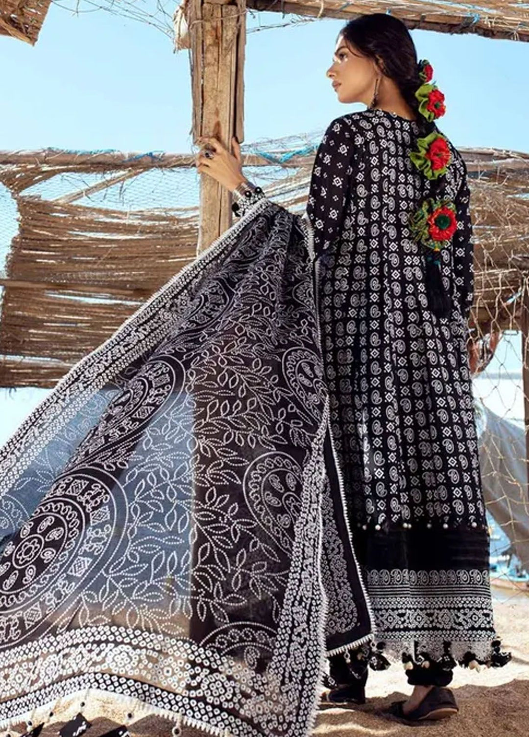 Chunri By Gul Ahmed Printed Lawn Suits Unstitched 3 Piece GA24C CL-42039 A - Summer Collection