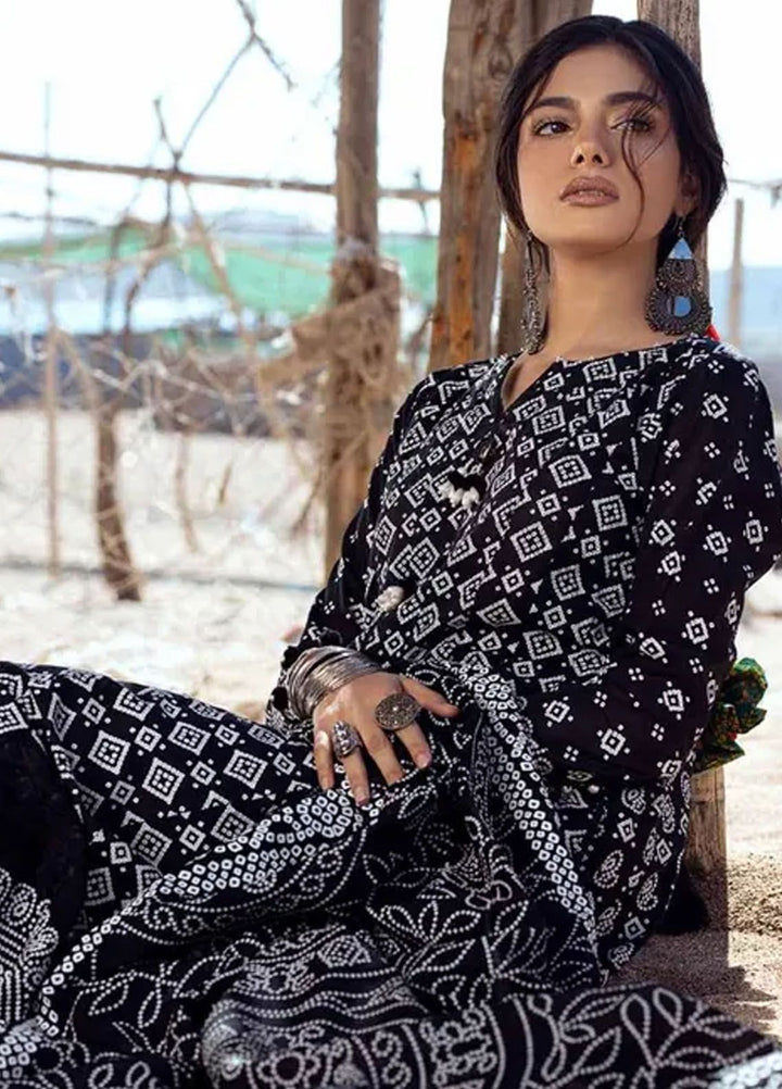 Chunri By Gul Ahmed Printed Lawn Suits Unstitched 3 Piece GA24C CL-42039 A - Summer Collection