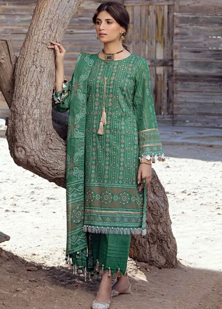 Chunri By Gul Ahmed Printed Lawn Suits Unstitched 3 Piece GA24C CL-42060 A - Summer Collection