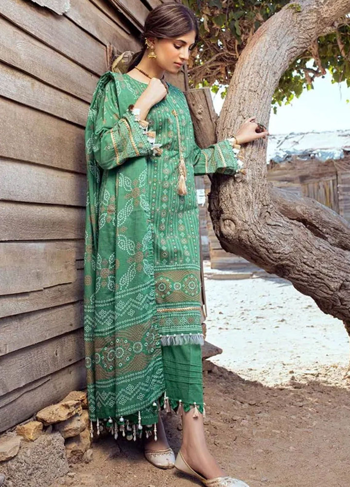 Chunri By Gul Ahmed Printed Lawn Suits Unstitched 3 Piece GA24C CL-42060 A - Summer Collection