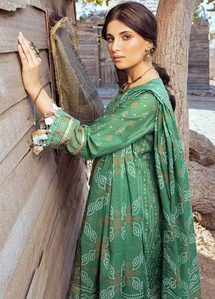 Chunri By Gul Ahmed Printed Lawn Suits Unstitched 3 Piece GA24C CL-42060 A - Summer Collection