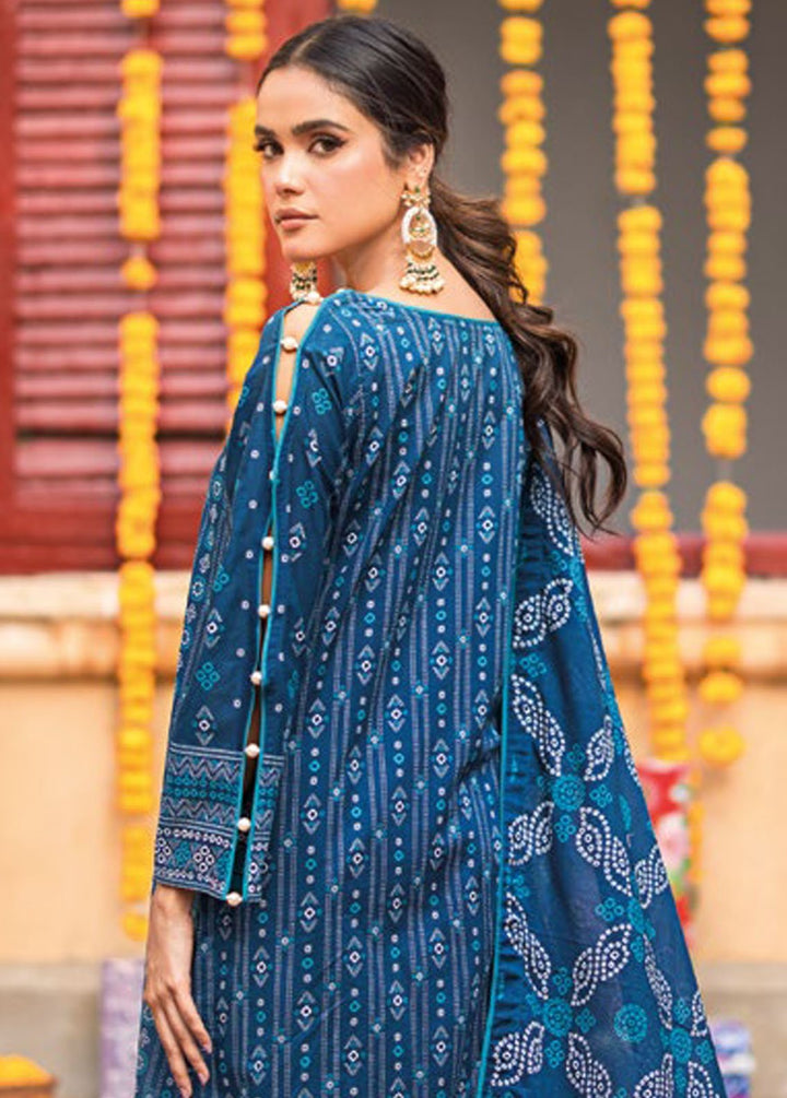 Chunri By Gul Ahmed Printed Lawn Suits Unstitched 3 Piece GA24C CL-42060B - Summer Collection