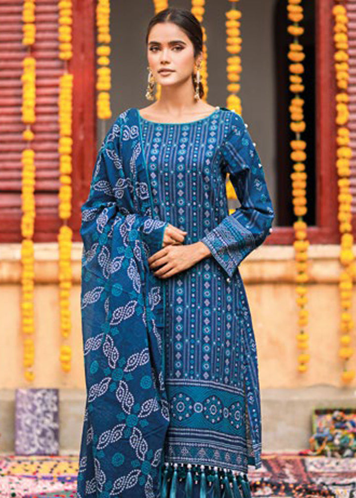 Chunri By Gul Ahmed Printed Lawn Suits Unstitched 3 Piece GA24C CL-42060B - Summer Collection