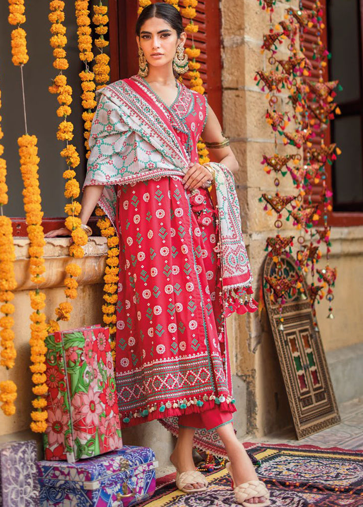 Chunri By Gul Ahmed Printed Lawn Suits Unstitched 3 Piece GA24C CL-42062B - Summer Collection