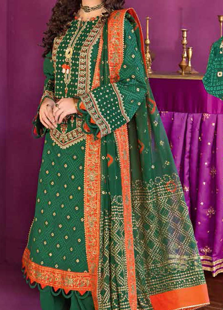 Chunri by Gul Ahmed Embroidered Lawn Suits Unstitched 3 Piece GA23C BM-32015 - Summer Collection