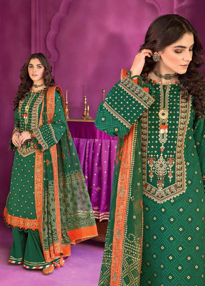 Chunri by Gul Ahmed Embroidered Lawn Suits Unstitched 3 Piece GA23C BM-32015 - Summer Collection