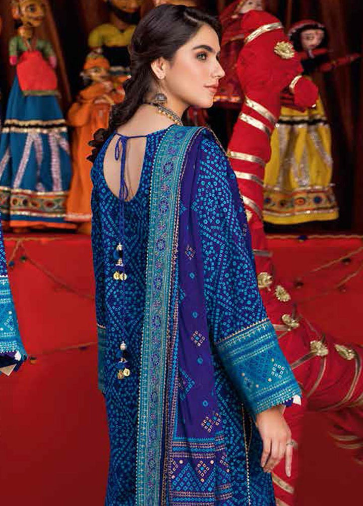 Chunri by Gul Ahmed Embroidered Lawn Suits Unstitched 3 Piece GA23C BM-32016 - Summer Collection