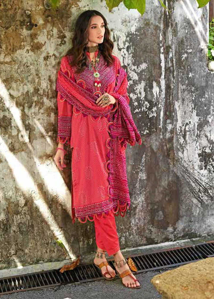 Chunri by Gul Ahmed Printed Lawn Suits Unstitched 3 Piece GA23C CL-22067 B - Summer Collection