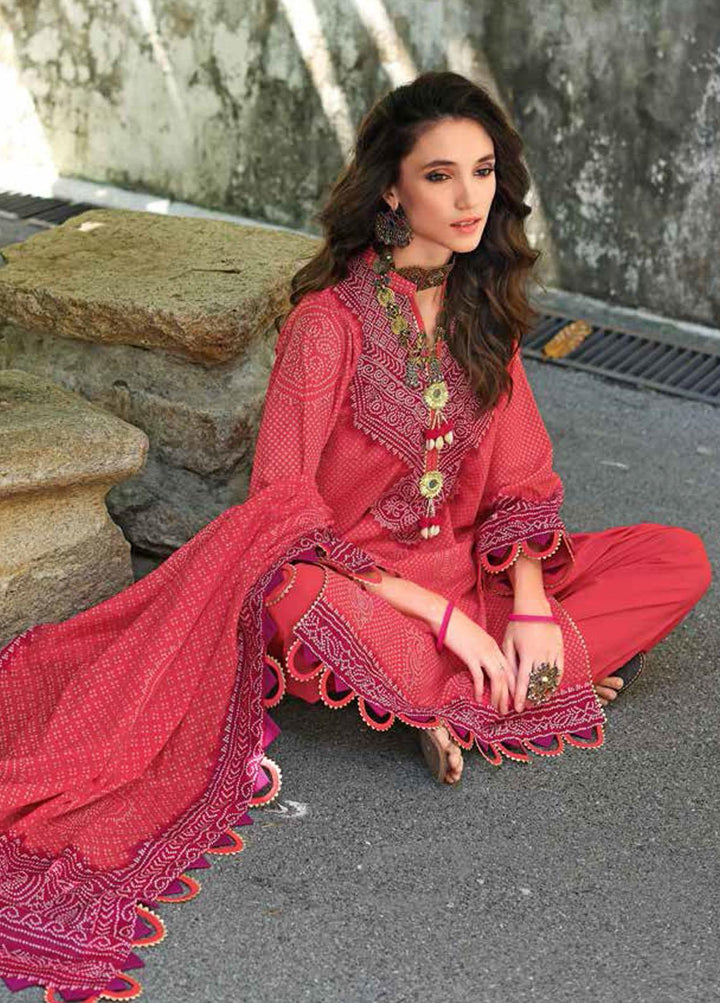 Chunri by Gul Ahmed Printed Lawn Suits Unstitched 3 Piece GA23C CL-22067 B - Summer Collection