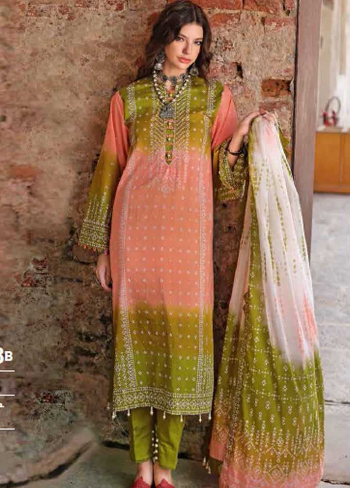 Chunri by Gul Ahmed Printed Lawn Suits Unstitched 3 Piece GA23C CL-22068 B - Summer Collection