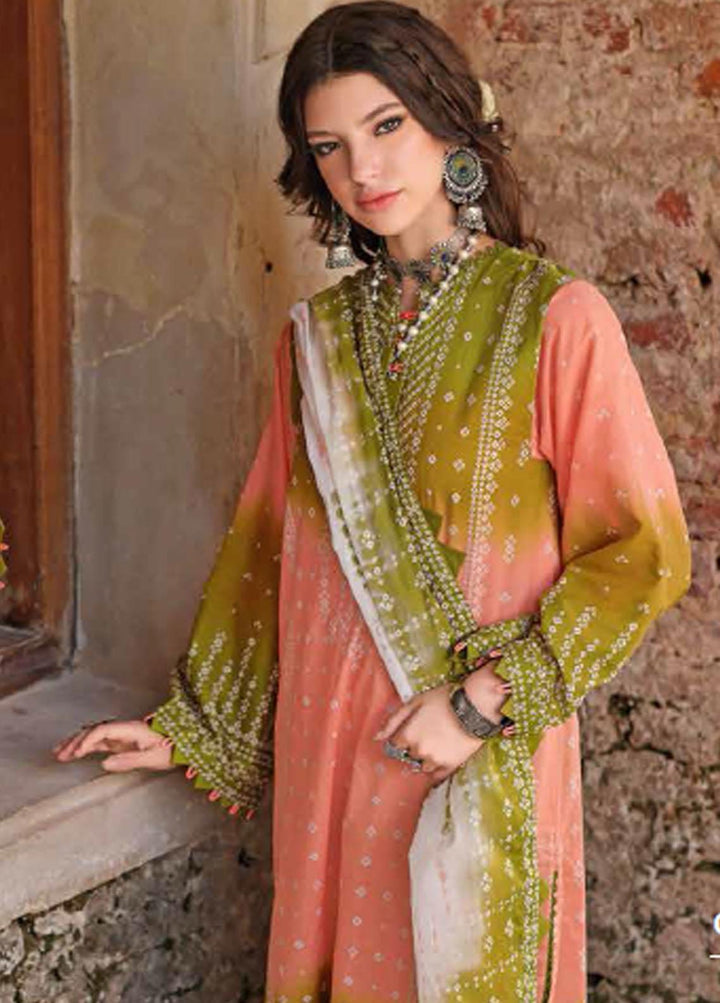 Chunri by Gul Ahmed Printed Lawn Suits Unstitched 3 Piece GA23C CL-22068 B - Summer Collection