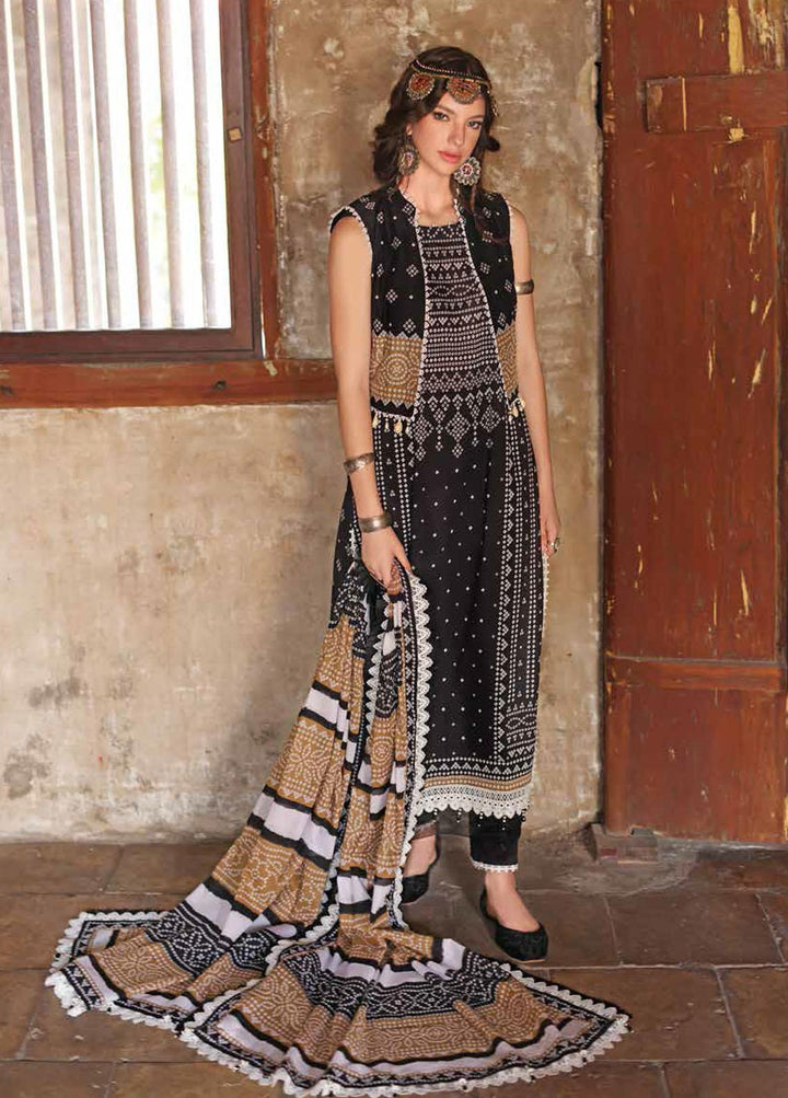 Chunri by Gul Ahmed Printed Lawn Suits Unstitched 3 Piece GA23C CL-22091 B - Summer Collection