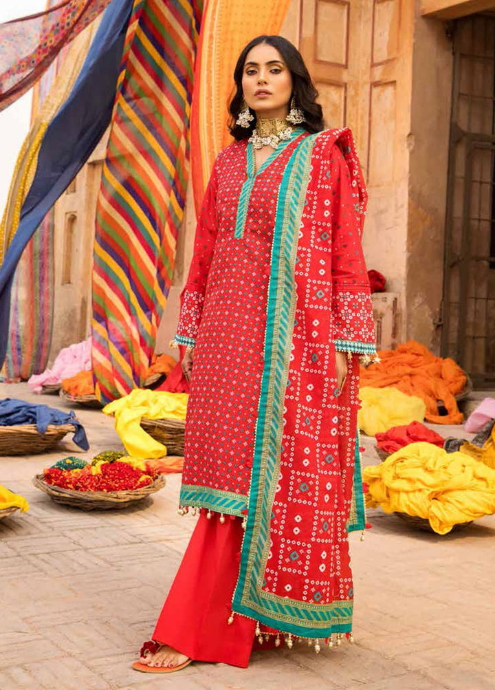 Chunri by Gul Ahmed Printed Lawn Suits Unstitched 3 Piece GA23C CL-22172 A - Summer Collection