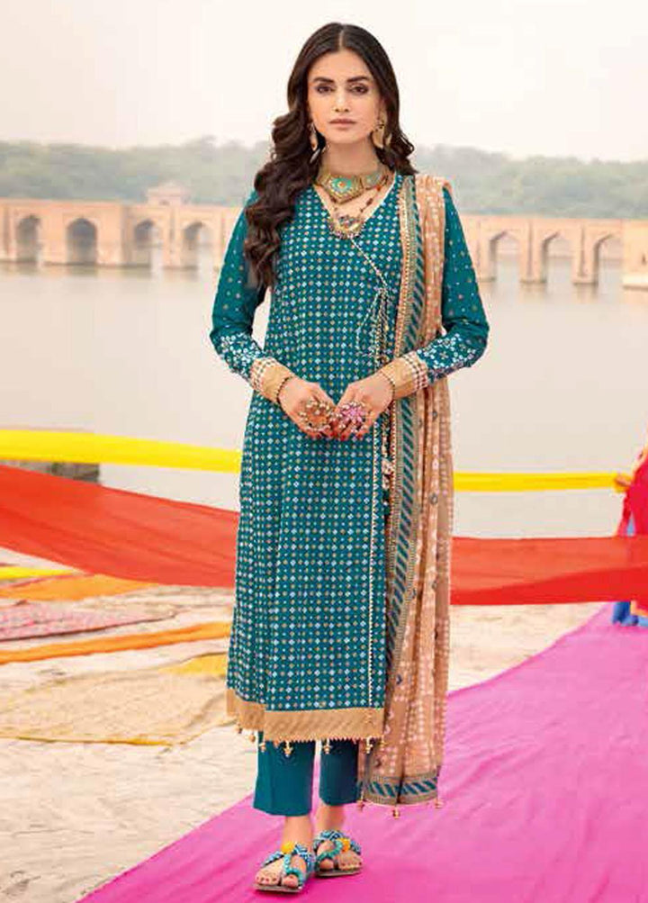 Chunri by Gul Ahmed Printed Lawn Suits Unstitched 3 Piece GA23C CL-22172 B - Summer Collection