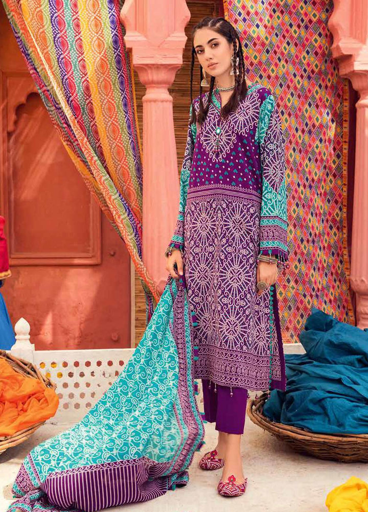 Chunri by Gul Ahmed Printed Lawn Suits Unstitched 3 Piece GA23C CL-22212 B - Summer Collection