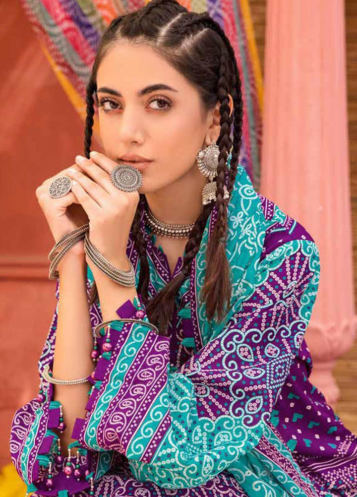 Chunri by Gul Ahmed Printed Lawn Suits Unstitched 3 Piece GA23C CL-22212 B - Summer Collection