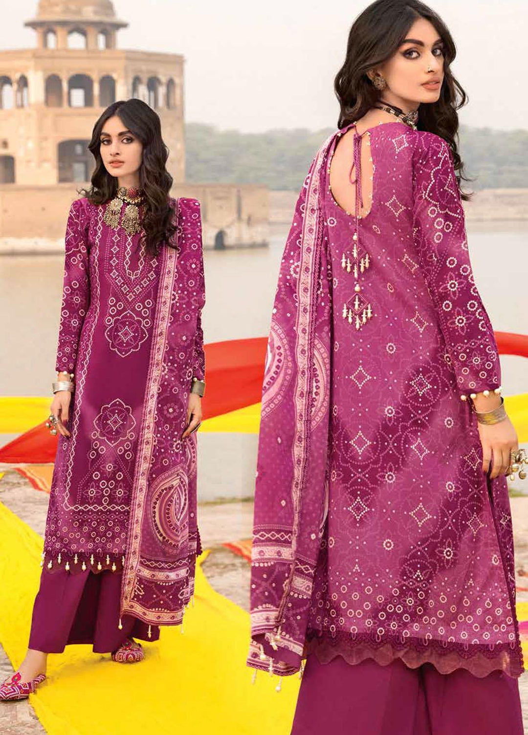 Chunri by Gul Ahmed Printed Lawn Suits Unstitched 3 Piece GA23C CL-22213 A - Summer Collection