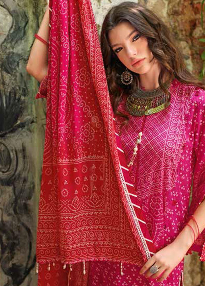 Chunri by Gul Ahmed Printed Lawn Suits Unstitched 3 Piece GA23C CL-32039 A - Summer Collection