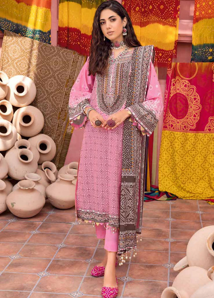 Chunri by Gul Ahmed Printed Lawn Suits Unstitched 3 Piece GA23C CL-32054 A - Summer Collection