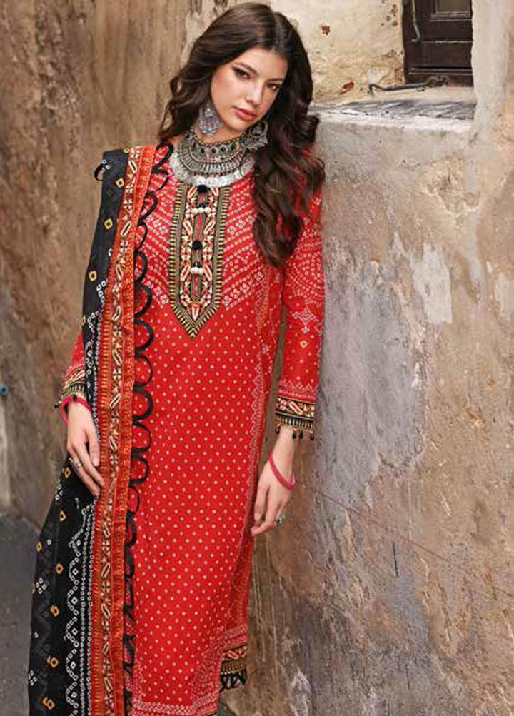 Chunri by Gul Ahmed Printed Lawn Suits Unstitched 3 Piece GA23C CL-32092 B - Summer Collection