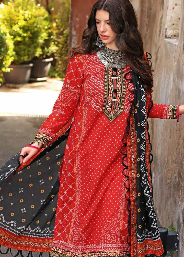 Chunri by Gul Ahmed Printed Lawn Suits Unstitched 3 Piece GA23C CL-32092 B - Summer Collection