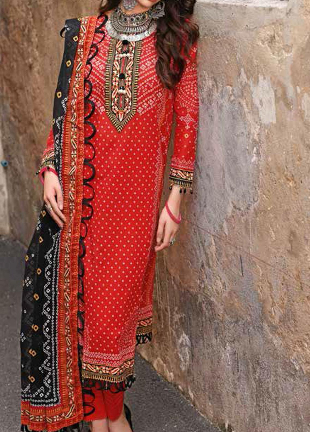 Chunri by Gul Ahmed Printed Lawn Suits Unstitched 3 Piece GA23C CL-32092 B - Summer Collection