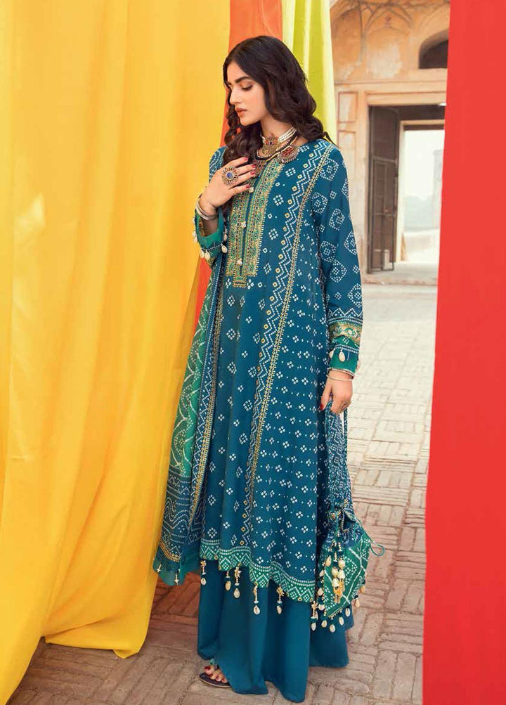 Chunri by Gul Ahmed Printed Lawn Suits Unstitched 3 Piece GA23C CL-32093 A - Summer Collection