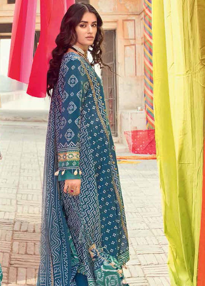 Chunri by Gul Ahmed Printed Lawn Suits Unstitched 3 Piece GA23C CL-32093 A - Summer Collection