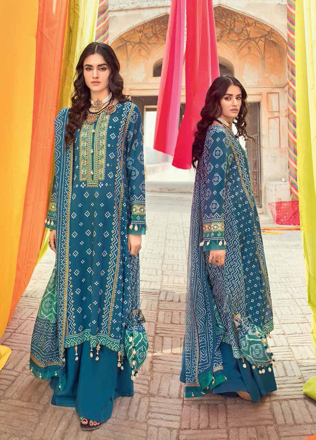 Chunri by Gul Ahmed Printed Lawn Suits Unstitched 3 Piece GA23C CL-32093 A - Summer Collection