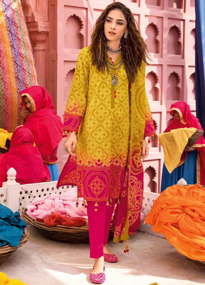 Chunri by Gul Ahmed Printed Lawn Suits Unstitched 3 Piece GA23C CL-32094 A - Summer Collection