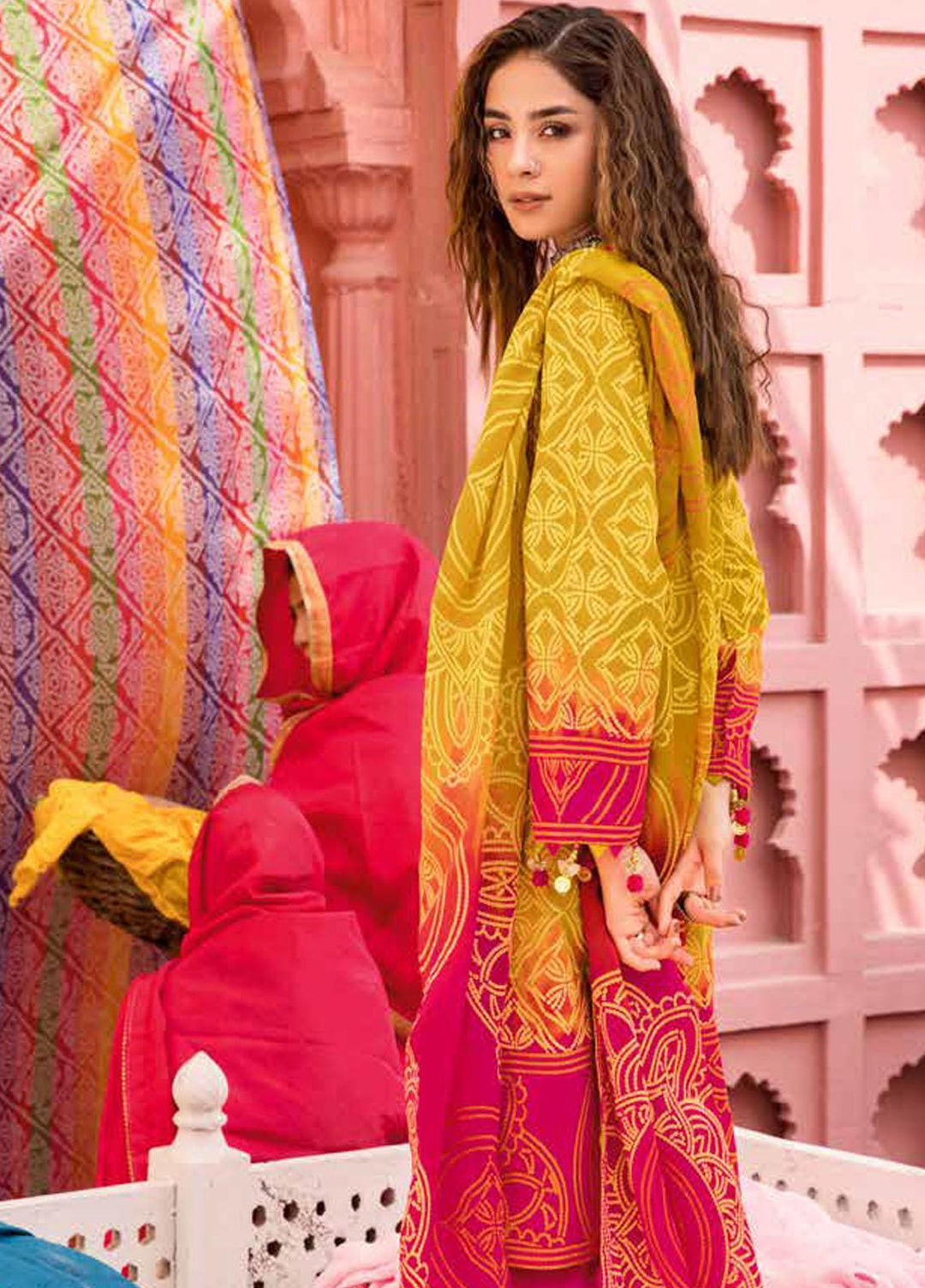 Chunri by Gul Ahmed Printed Lawn Suits Unstitched 3 Piece GA23C CL-32094 A - Summer Collection